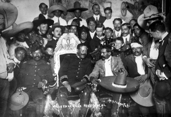 Pancho Villa and Emiliano Zapata at Aguascalientes